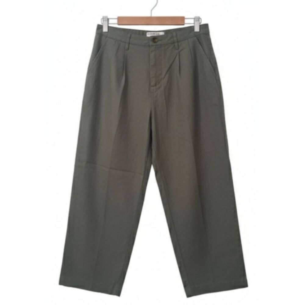 American Apparel Womens size 30 barrel leg pants army green